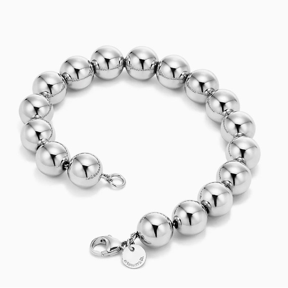 Ball Bracelet in Silver, 10 mm ✨🩶 - Picture 4 of 5